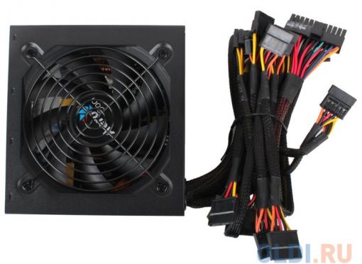 Блок питания Aerocool 600W Retail KCAS-600W ATX, v2.3/EPS, 80+ Bronze, КПД ) 85%, A.PFC, 2x PCI-E (6+2-Pin), 7x SATA, 4x MOLEX, Fan 12cm