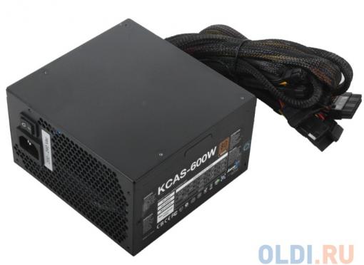 Блок питания Aerocool 600W Retail KCAS-600W ATX, v2.3/EPS, 80+ Bronze, КПД ) 85%, A.PFC, 2x PCI-E (6+2-Pin), 7x SATA, 4x MOLEX, Fan 12cm