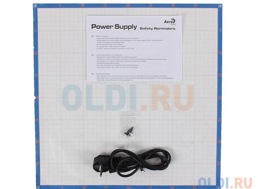 Блок питания Aerocool 550W Retail VX-550 ATX v2.3 Haswell, fan 12cm, 450mm cable, power cord, PCI-E 6P/20+4P/4+4P/SATA x3 /MOLEX x3/FDD