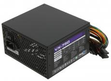 Блок питания Aerocool 750W OEM версия VX-750 ATX v2.3 A.PFC Haswell, fan 12cm, 450mm cable, power cord, PCI-E 6+2P x2/20+4P/4+4P/SATA x6 /MOLEX x3/FDD