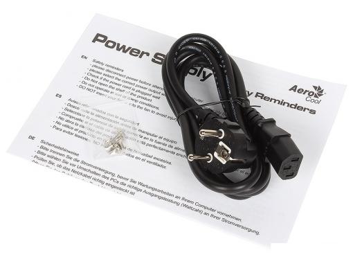 Блок питания Aerocool 675W Retail HERO 675 , ATX v2.3, 80+ Bronze, 12cm blue LED fan, Haswell Ready, A.PFC, 2x PCI-E (6+2-Pin), 6x SATA, 4x MOLEX