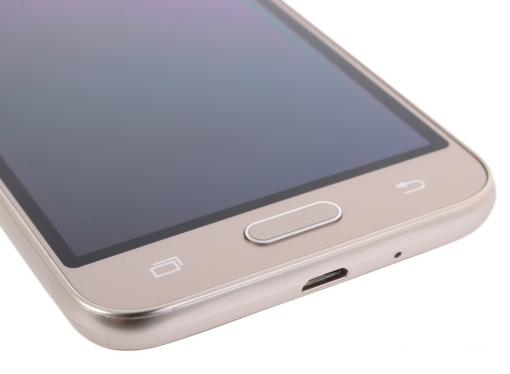 Смартфон Samsung Galaxy J1 (2016) SM-J120F (золотой) DS