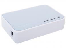 Коммутатор TP-LINK TL-SF1005D 5-port 10/100M mini Desktop Switch, 5 10/100M RJ45 ports, Plastic case