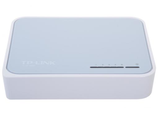 Коммутатор TP-LINK TL-SF1005D 5-port 10/100M mini Desktop Switch, 5 10/100M RJ45 ports, Plastic case