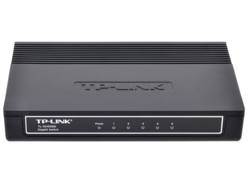 Коммутатор TP-LINK TL-SG1005D 5-port Gigabit Switch, plastic case