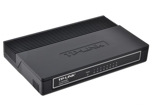 Коммутатор TP-LINK TL-SG1008D 8-port Gigabit Switch, plastic case