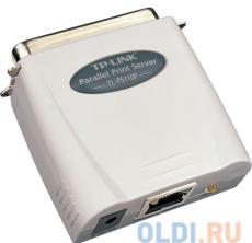 Принт-сервер TP-LINK TL-PS110P Single parallel port fast ethernet print server