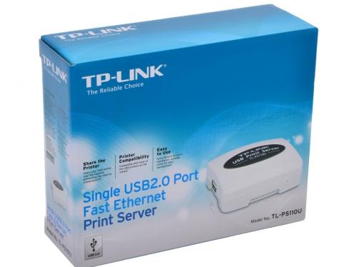Принт-сервер TP-LINK TL-PS110U Single USB2.0 port fast ethernet print server