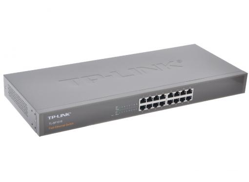 Коммутатор TP-LINK TL-SF1016 16-портовый 10/100 Мбит/с монтируемый в стойку коммутатор