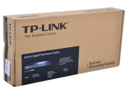 Коммутатор TP-LINK TL-SG1016 16-портовый гигабитный монтируемый в стойку коммутатор