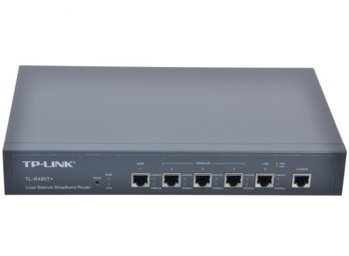 Маршрутизатор TP-LINK TL-R480T+ с регул.пропускной способности 2WAN+3LAN 10/100Mb/s, Intel IXP 266Mhz, VLAN