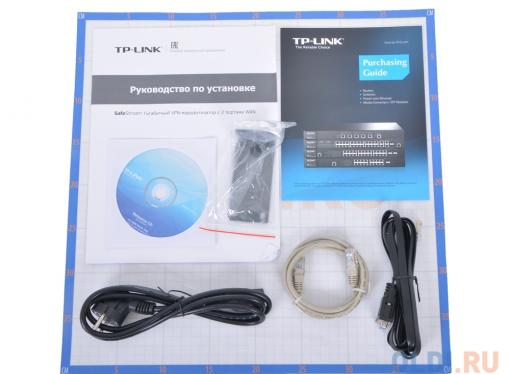 Маршрутизатор TP-LINK TL-R480T+ с регул.пропускной способности 2WAN+3LAN 10/100Mb/s, Intel IXP 266Mhz, VLAN