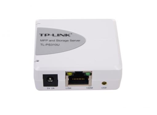 Принт-сервер TP-LINK TL-PS310U Single USB2.0 port MFP and Storage server, compatible with most of MFP