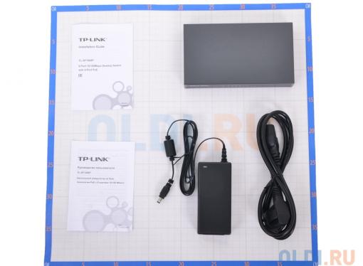 Коммутатор TP-LINK TL-SF1008P 8-портовый 10/100 Мбит/с настольный коммутатор с 4 портами PoE