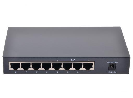 Коммутатор TP-LINK TL-SF1008P 8-портовый 10/100 Мбит/с настольный коммутатор с 4 портами PoE