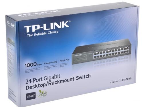 Коммутатор TP-LINK TL-SG1024D 24-port Gigabit Switch