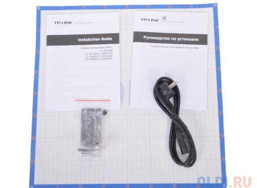 Коммутатор TP-LINK TL-SG1016D 16-port Gigabit Desktop/Rackmount Switch, 16 10/100/1000M RJ45 ports, metal case