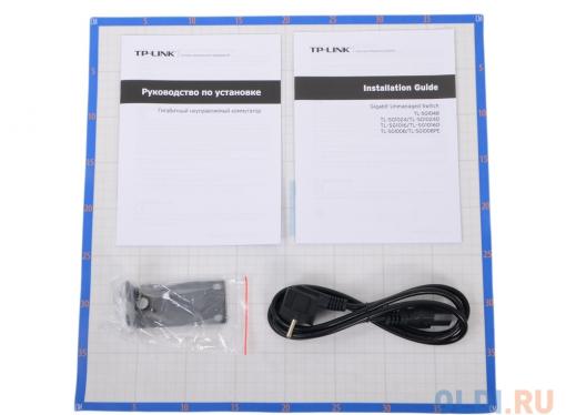 Коммутатор TP-LINK TL-SG1008PE 8-port Gigabit PoE+ Switch, PoE+ for All 8 Ports, 124W PoE power supply, 13-inch rack-mountable steel case