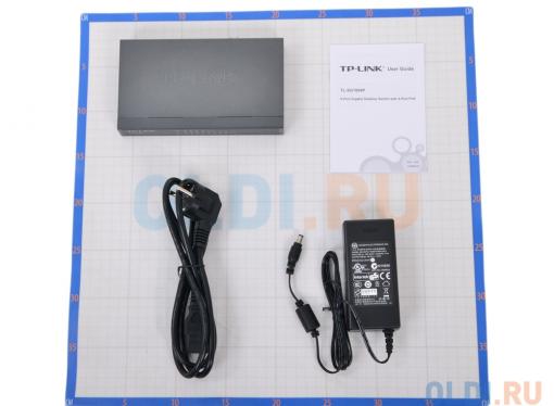 Коммутатор TP-LINK TL-SG1008P 8-Port Gigabit Desktop PoE Switch, 8 Gigabit RJ45 ports including 4 PoE ports, steel case