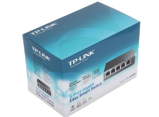 Коммутатор TP-LINK TL-SG105E Easy Smart гигабитный 5-портовый коммутатор