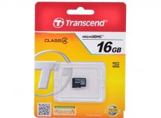 MicroSDHC Transcend 16GB Class4 (TS16GUSDC4)