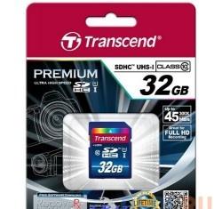 SDHC Transcend 32Gb Class10 UHS-I Premium (TS32GSDU1)