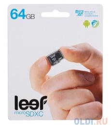 MicroSDXC Leef 64GB Class10 (LFMSD-06410R)