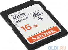 SDHC SanDisk 16Gb Class10 UHS-I Ultra (SDSDUNC-016G-GN6IN)