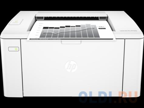 Принтер HP LaserJet Pro M104a RU лазерный Настольный бытовой / черно-белый / 22 стр/м / 600x600 dpi / A4 / USB