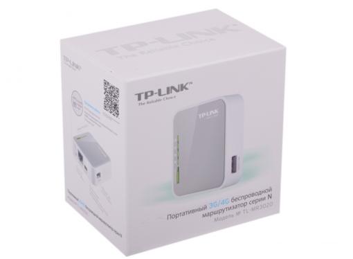 Маршрутизатор TP-LINK TL-MR3020 Portable 3G/3.75G Wireless N Router