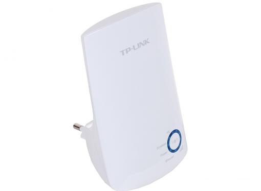 Усилитель Wi-Fi сигнала универсальный TP-LINK TL-WA850RE (скорость до 300 Мбит/с, настенный, быстрая настройка, 1 порт Ethernet, умный индикатор сигнала, реж?