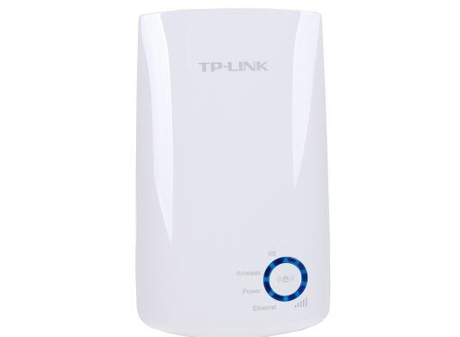 Усилитель Wi-Fi сигнала универсальный TP-LINK TL-WA850RE (скорость до 300 Мбит/с, настенный, быстрая настройка, 1 порт Ethernet, умный индикатор сигнала, реж?