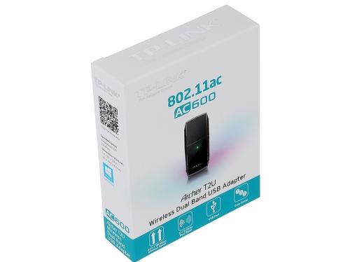Беспроводной Wi-Fi адаптер TP-LINK Archer T2U 802.11acbgn, 150/433Mbps, 2.4/5GHz, USB