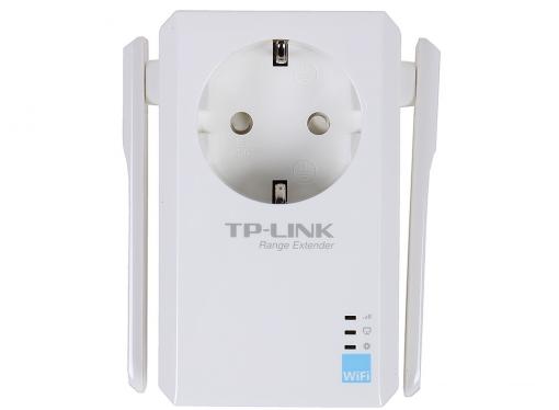 Точка доступа TP-LINK TL-WA860RE Усилитель беспроводного сигнала со встроенной розеткой, скорость до 300 Мбит/с