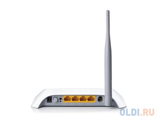 Маршрутизатор TP-LINK TD-W8901N Беспроводной маршрутизатор серии N со встроенным модемом ADSL2+, скорость до 150 Мбит/с