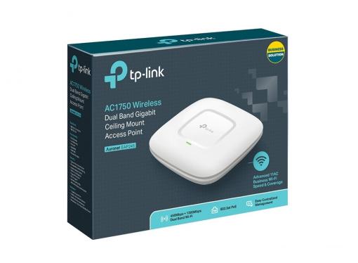 Точка доступа TP-LINK  EAP245 AC1750 Беспроводная двухдиапазонная гигабитная потолочная точка доступа