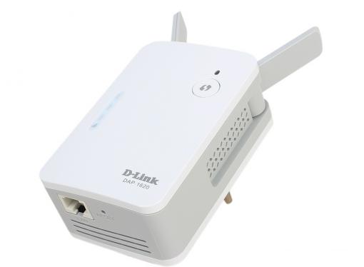 Точка доступа D-Link DAP-1620/RU/A1A Беспроводной двухдиапазонный повторитель АС1200