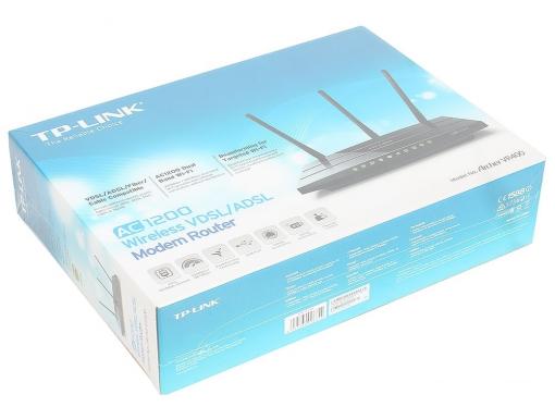 Маршрутизатор TP-LINK Archer VR400 AC1200 Wi-Fi роутер с VDSL/ADSL модемом