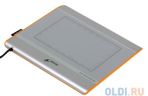 Графический планшет для рисования Genius EasyPen i405X рабочая зона: 4х5.5 дюймов, Стилус, Разрешение: 2560DPI, скорость: 100DPS, Горячих Клавиш: 28,