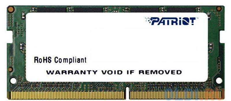 Оперативная память для ноутбуков SO-DDR4 16Gb PC4-17000 2133MHz DDR4 DIMM Patriot PSD416G21332S
