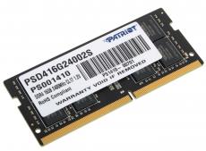 Память SO-DIMM DDR4 16GB (pc-19200) 2400MHz  Patriot PSD416G24002S