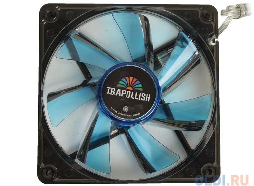 Вентилятор Enermax 12см UCTA12N-BL [T.B. Apollish] 120x120x25, синий, LED-кольцо с 12 диодами, 900 об/мин, 17 дба, 63,78 м3/ч, адаптер 3P к 4P