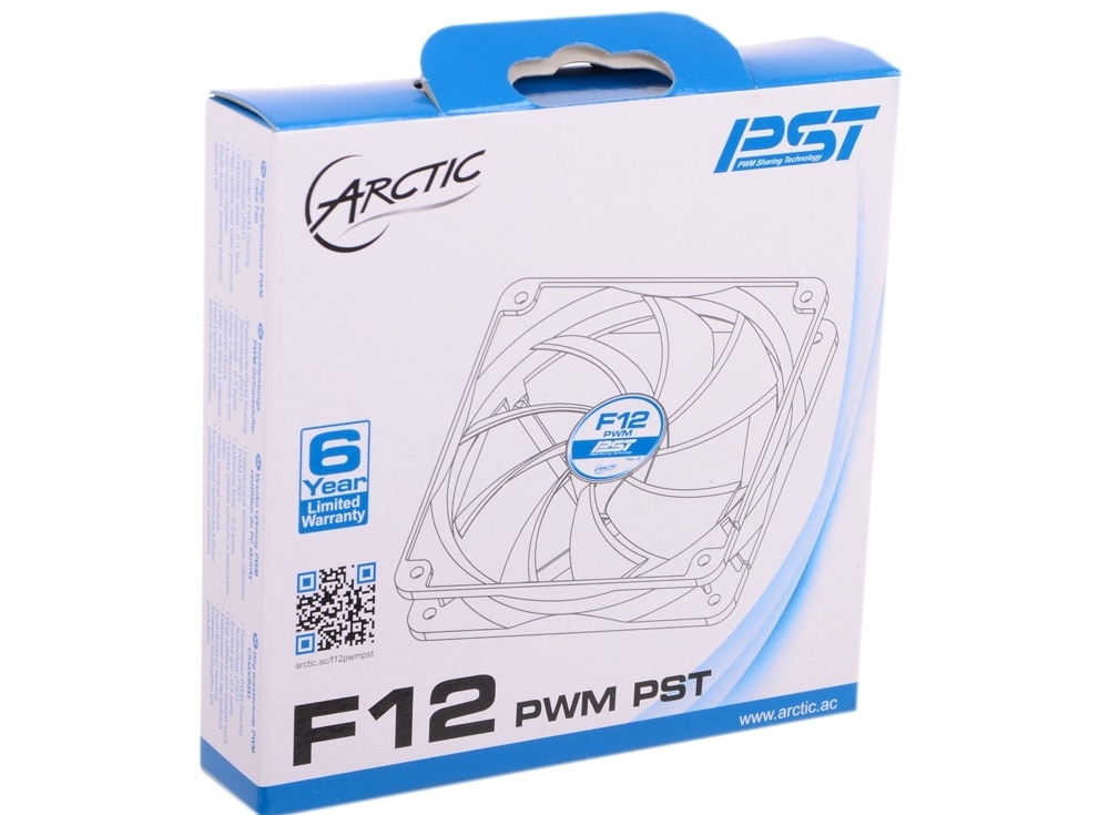 Вентилятор ARCTIC F12 PWM PST (AFACO-120P0-GBA01)