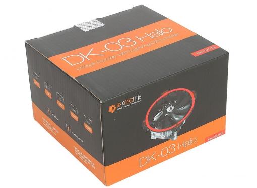 Кулер ID-Cooling DK-03 HALO LED Red (100W/Red LED/Intel 115*)