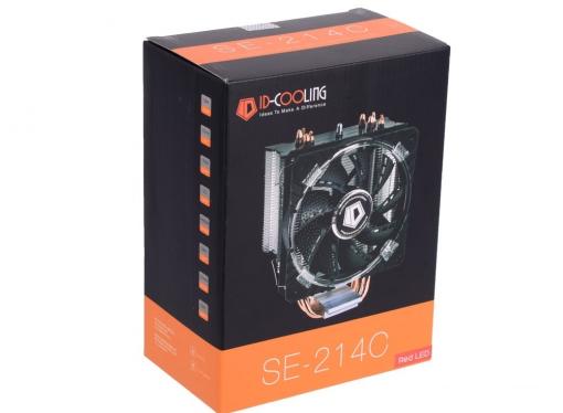 Кулер ID-Cooling SE-214C-W (130W/PWM/White LED/Intel 775,115*/AMD)