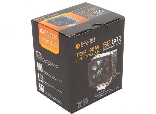 Кулер ID-Cooling SE-802 (95W/Intel 775,115*/AMD)