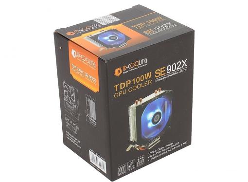 Кулер ID-Cooling SE-902X (100W/PWM/Blue LED/Intel 775,115*/AMD)