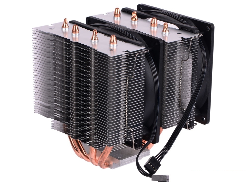 Кулер ID-Cooling SE-904TWIN (150W/Double fan/PWM/Blue LED/all Intel/AMD/Screws)