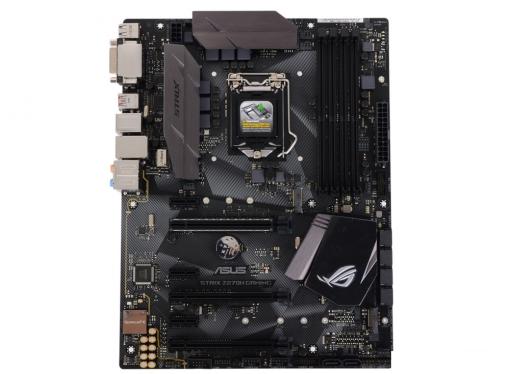 Материнская плата ASUS STRIX Z270H GAMING (S1151, iZ270, 4*DDR4, 2*PCIe 3.0x16, 1*PCIe 3.0x16, 3*PCIe 3.0x1 , SATA3, Vlan,  HDMI, DP, PS/2,  2xUSB3.1, ATX, R