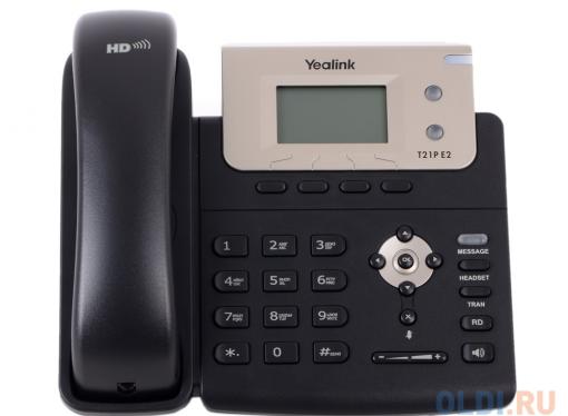 Телефон VoIP Yealink SIP-T21P E2 SIP-телефон, 2 линии, PoE